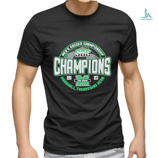 Marshall Thundering Herd 2023 Sun Belt Men’s Soccer Conference Tournament Champions T Shirt
