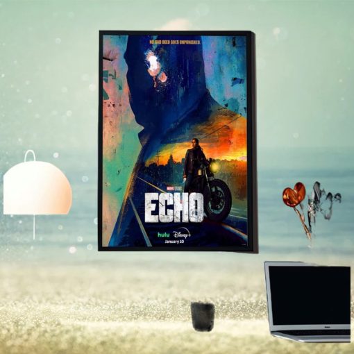 Marvel Echo New Poster No Bad Deed Goes Unpunished Home Decor Poster Canvas