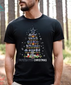 Mascot Dallas Cowboys 2023 Merry christmas tree Shirt