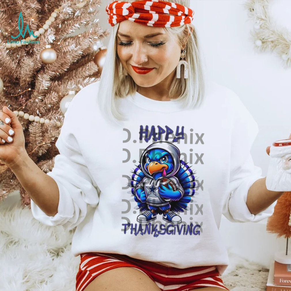 Mascot Dallas Cowboys Happy thanksgiving T shirt Mascot Dallas Cowboys Happy thanksgiving T shirt