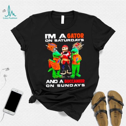 Mascot I’m a Gator on Saturdays and a Buccaneer on Sundays shirt