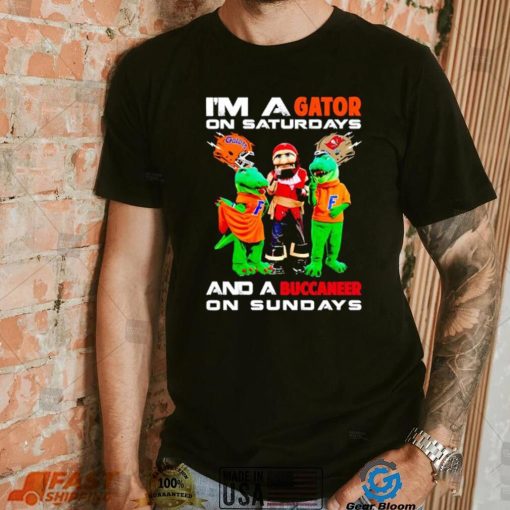 Mascot I’m a Gator on Saturdays and a Buccaneer on Sundays shirt