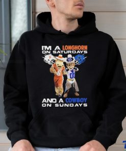 Mascots I’m A Longhorn On Saturdays And A Cowboy On Sundays Shirt