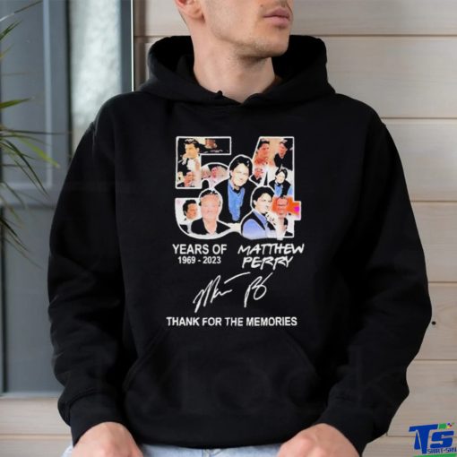 Matthew Perry Thank You For The Memories 1969 2023 Signature Shirt