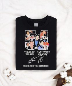Matthew Perry Thank You For The Memories 1969 2023 Signature Shirt