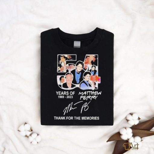 Matthew Perry Thank You For The Memories 1969 2023 Signature Shirt