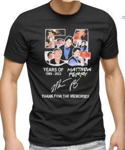 Matthew Perry Thank You For The Memories 1969 2023 Signature Shirt