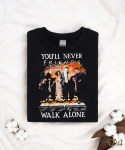 Matthew Perry you’ll never friends walk alone signatures thanksgiving t shirt