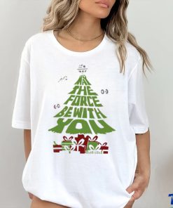 May the force be with you Christmas tree shirt