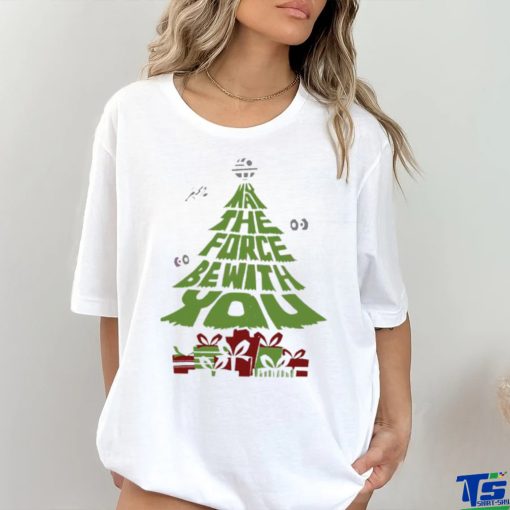 May the force be with you Christmas tree shirt