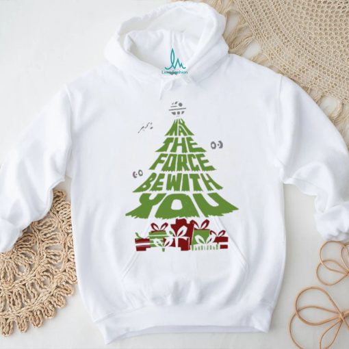 May the force be with you Christmas tree shirt