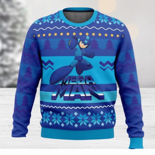 Mega Man Ugly Christmas Sweater 3D All Over Printed Christmas Sweater