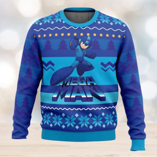 Mega Man Ugly Christmas Sweater 3D All Over Printed Christmas Sweater