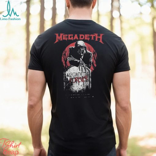 Megadeth Holiday Merch Tombstone Vic Grey Shirt