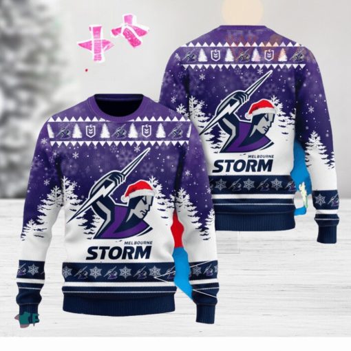 Melbourne Storm 3D Christmas Sweater 2023