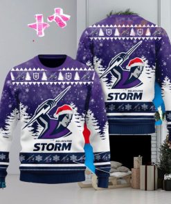 Melbourne Storm 3D Christmas Sweater 2023