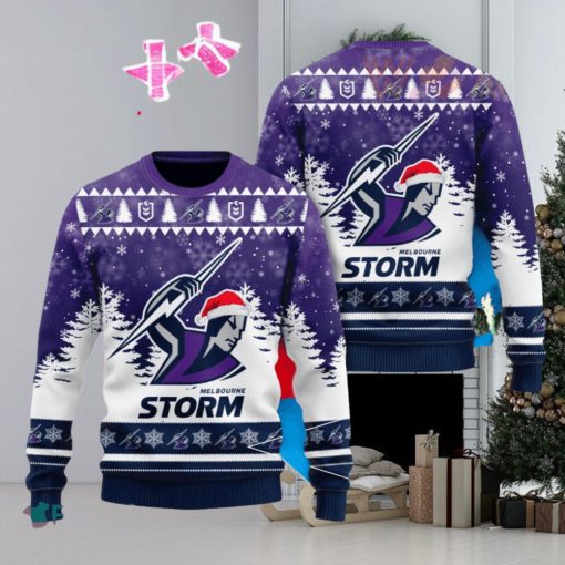 Melbourne Storm 3D Christmas Sweater 2023