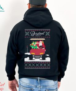 Men’s Barstool Golf Santa Golf ugly Christmas shirt