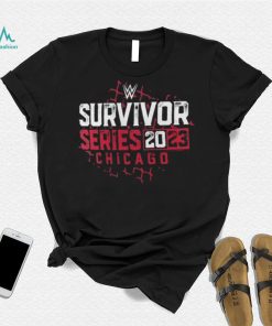 Men's Fanatics Branded Black WWE Survivor Series 2023 Chain Link Fence T Shirt
