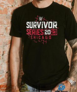 Men's Fanatics Branded Black WWE Survivor Series 2023 Chain Link Fence T Shirt