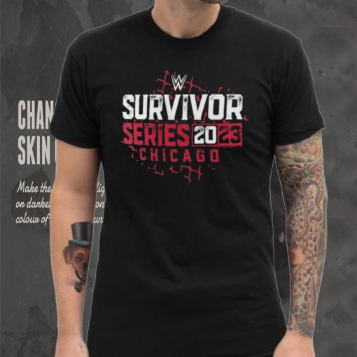 Men’s Fanatics Branded Black WWE Survivor Series 2023 Chain Link Fence T Shirt