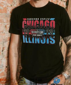Men's Fanatics Branded Black WWE Survivor Series 2023 War Games Chicago T Shirt