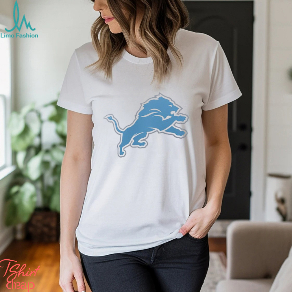 Men's Fanatics Branded White Detroit Lions Primary Logo T Shirt Men's Fanatics Branded White Detroit Lions Primary Logo T Shirt