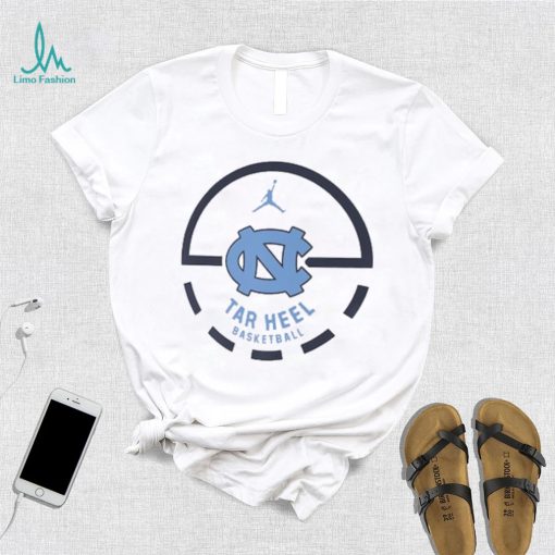 Men’s Jordan Brand White North Carolina Tar Heels Free Throw Basketball T Shirt