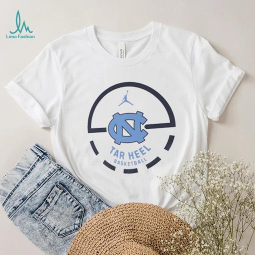 Men’s Jordan Brand White North Carolina Tar Heels Free Throw Basketball T Shirt