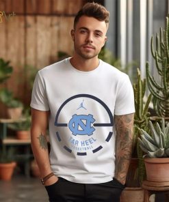 Men's Jordan Brand White North Carolina Tar Heels Free Throw Basketball T Shirt