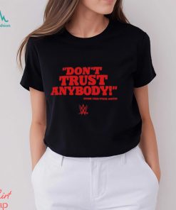 Men's Ripple Junction Black Stone Cold Steve Austin Don't Trust Anybody T Shirt
