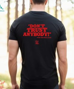 Men's Ripple Junction Black Stone Cold Steve Austin Don't Trust Anybody T Shirt