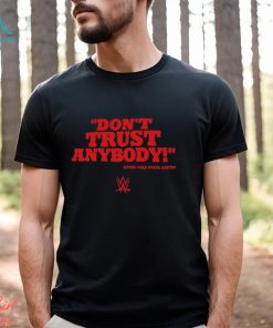 Men's Ripple Junction Black Stone Cold Steve Austin Don't Trust Anybody T Shirt
