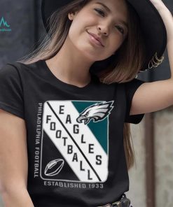 Men's Starter Black Philadelphia Eagles Shield Graphic T Shirt