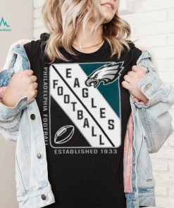 Men's Starter Black Philadelphia Eagles Shield Graphic T Shirt