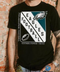 Men's Starter Black Philadelphia Eagles Shield Graphic T Shirt