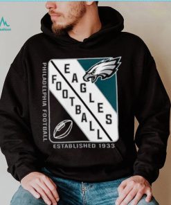 Men's Starter Black Philadelphia Eagles Shield Graphic T Shirt