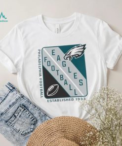 Men's Starter White Philadelphia Eagles Shield Graphic T Shirt