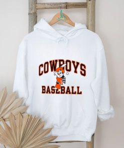 Men's White Oklahoma State Cowboys Baseball T Shirt