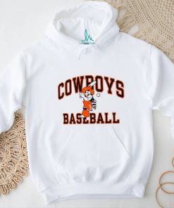 Men's White Oklahoma State Cowboys Baseball T Shirt
