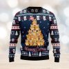 Bud Light Beer Reindeer Snowflake Christmas Ugly Sweater