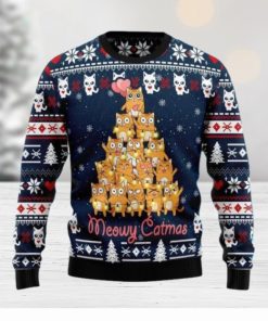 Meowy Catmas Ugly Christmas Sweater