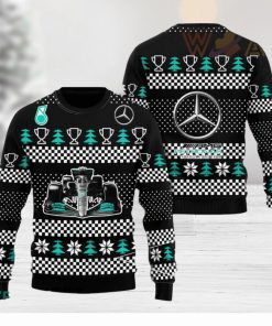 Mercedes AMG Petronas 3D Ugly Christmas Sweater