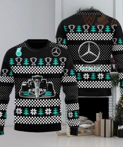 Mercedes AMG Petronas 3D Ugly Christmas Sweater