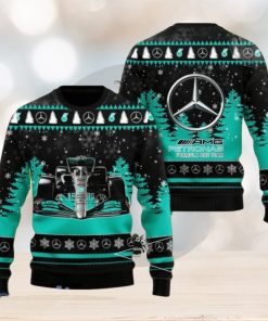 Mercedes AMG Petronas F1 Christmas Ugly Sweater 3D Gift For Chirstmas