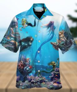 Mermaid Ocean Life Hawaiian Shirt