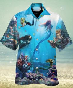 Mermaid Ocean Life Hawaiian Shirt