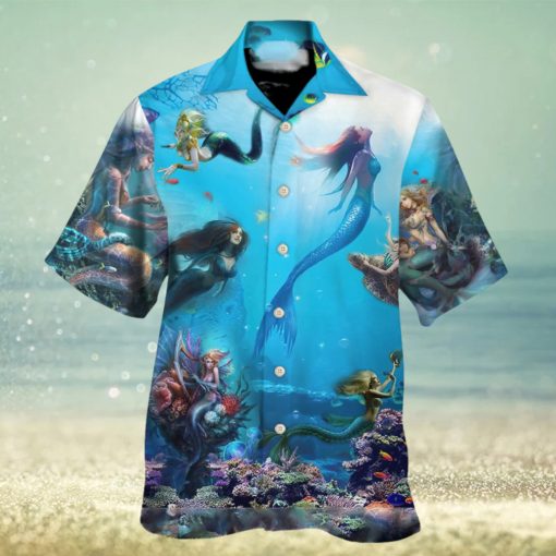 Mermaid Ocean Life Hawaiian Shirt