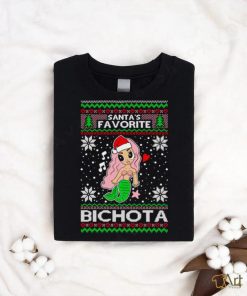 Mermaid Santa’s favorite bichota Ugly Christmas shirt