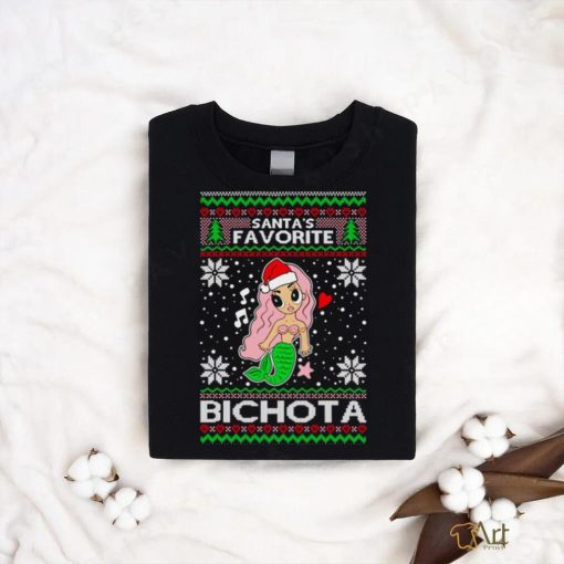 Mermaid Santa’s favorite bichota Ugly Christmas shirt